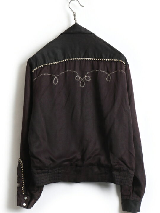 楽天市場】50s ビンテージ 人気 黒 ☆ CALIFORNIA 豪華 刺繍 ポケット  