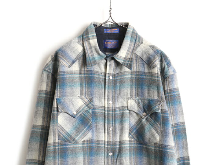 楽天市場】□ PENDLETON ペンドルトン オンブレ チェック 長袖 ウール 
