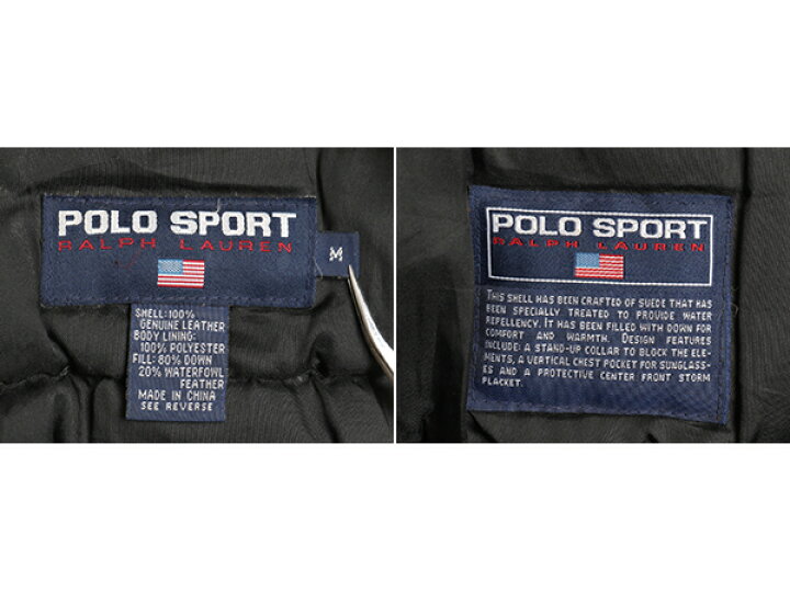 楽天市場】90s □ POLO SPORT ポロスポーツ ラルフローレン 本革