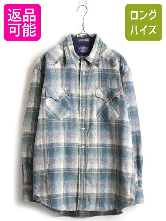 楽天市場】□ PENDLETON ペンドルトン オンブレ チェック 長袖 ウール 