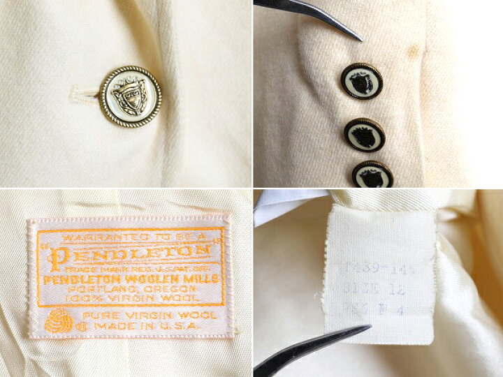 楽天市場】70s USA製 □ Pendleton ペンドルトン 1ボタン ウール 