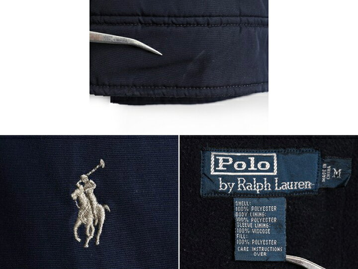 楽天市場】□ POLO ポロ ラルフローレン 収納フード フリース ライナー 