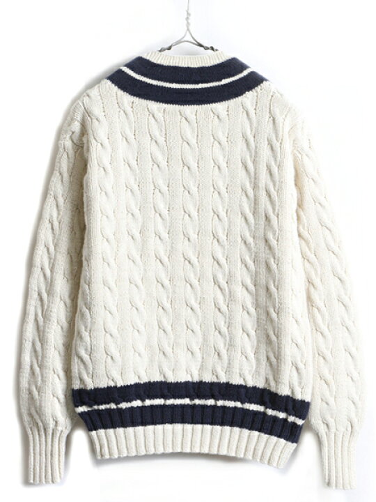 楽天市場】手編み 90s □ POLO ポロ ラルフローレン Vネック コットン  