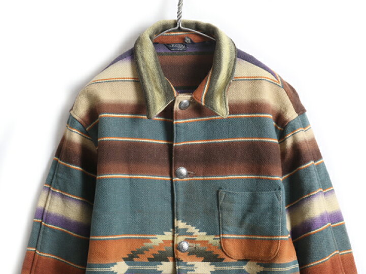 楽天市場】90s USA製 □ POLO ポロ ラルフローレン ネイティブ  