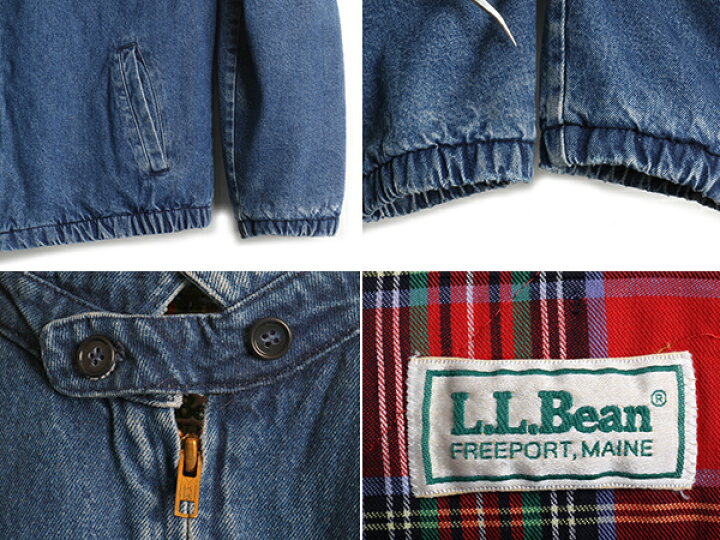楽天市場】80s ビンテージ □ LLBEAN チェック ライナー付き 中綿  