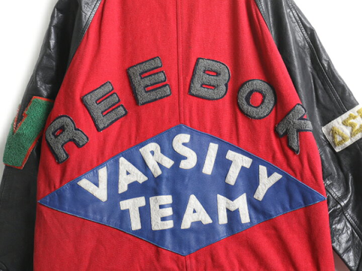 楽天市場】名作 80s □ Reebok リーボック VARSITY TEAM ウール x 本革 