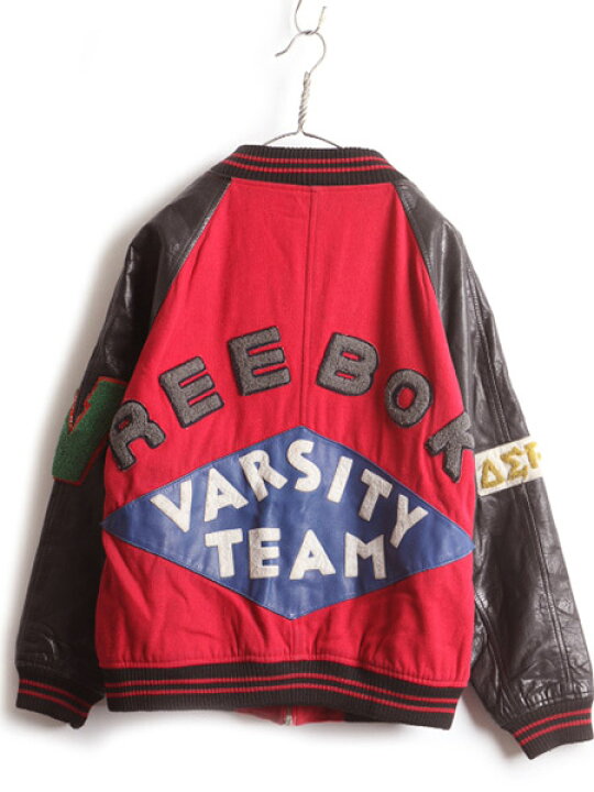 楽天市場】名作 80s □ Reebok リーボック VARSITY TEAM ウール x 本革 