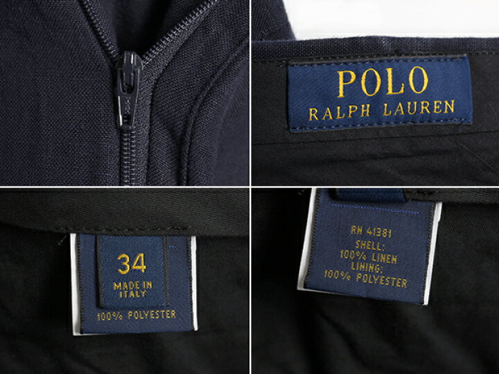 楽天市場】高級 100% リネン イタリア製 □ POLO ポロ ラルフローレン 