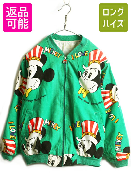 楽天市場】80s ビンテージ □ ディズニー オフィシャル ミッキー 総柄 