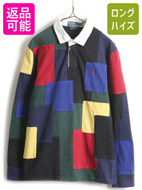 楽天市場】□ POLO ポロ ラルフローレン マルチカラー パッチワーク 