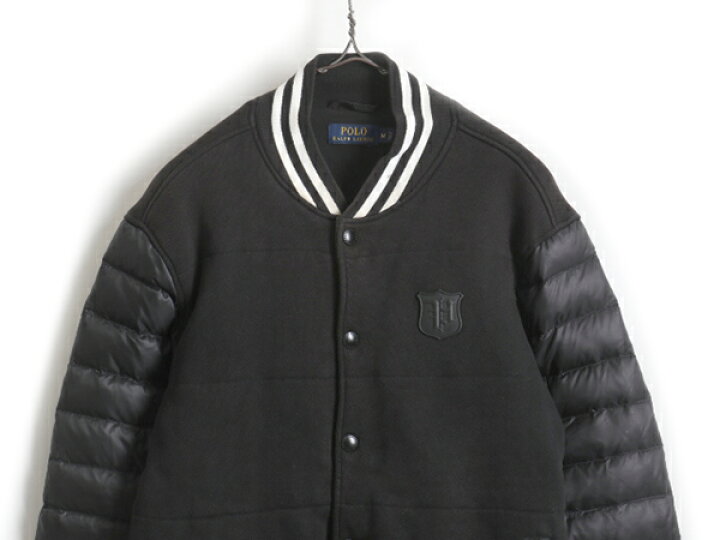 楽天市場】人気 黒 □ POLO ポロ ラルフローレン 袖 ダウン 切替 中綿 