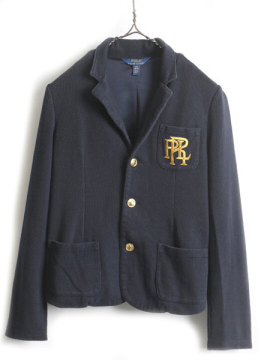 楽天市場】ボーイズ L 160cm 程□ POLO ポロ ラルフローレン 金ボタン 