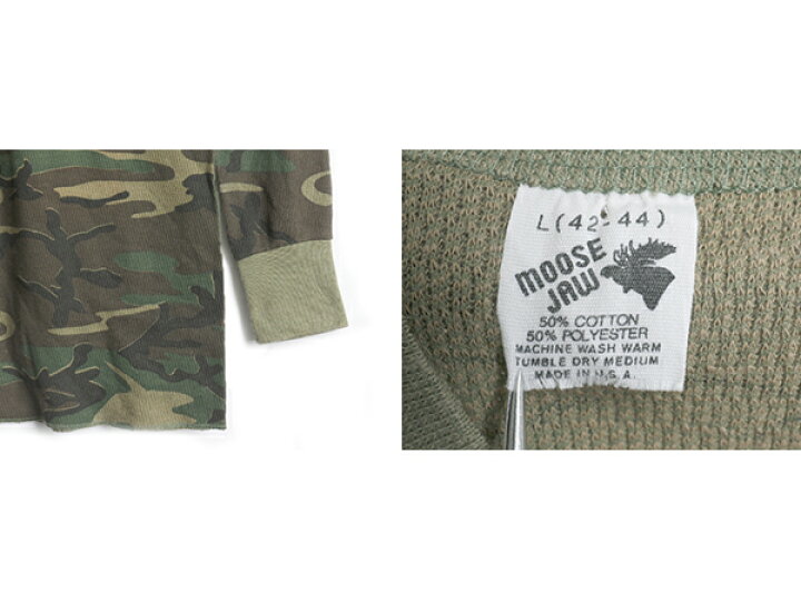 楽天市場】80s USA製 □ MOOSE JAW カモフラージュ 迷彩 クルーネック 