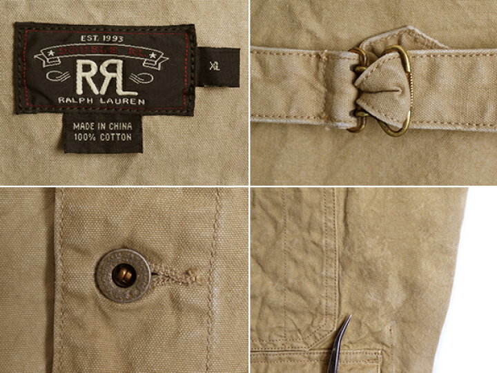 楽天市場】大きいサイズ XL □ RRL ラルフローレン コットン ダック 