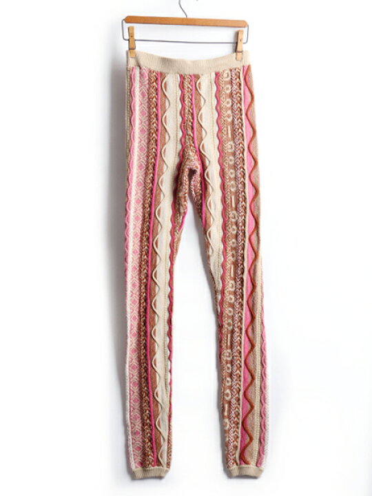 楽天市場】□ クージー COOGI マルチカラー 3D 立体編み ニット パンツ  