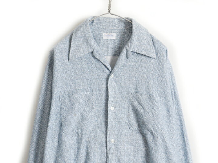 楽天市場】60s ビンテージ ☆ Nofade 総柄 プリント フランネル  