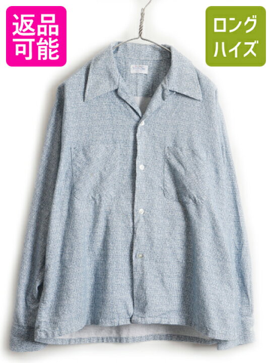 楽天市場】60s ビンテージ ☆ Nofade 総柄 プリント フランネル  