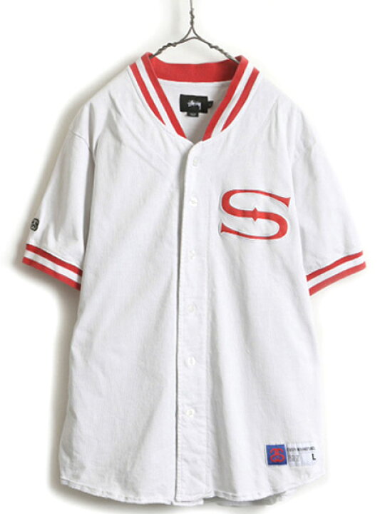 楽天市場】□ STUSSY ステューシー 2トーン 半袖 ベースボール シャツ 