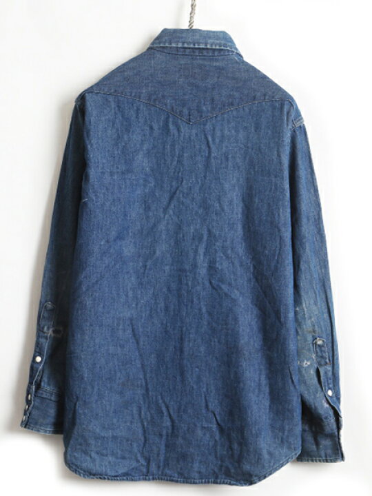 楽天市場】濃紺 70s USA製 ビンテージ □ Wrangler ラングラー 長袖 