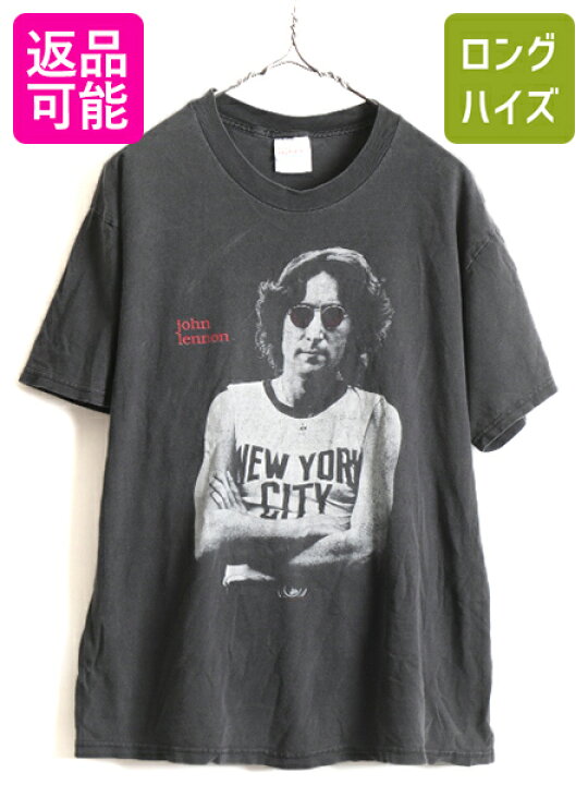 楽天市場】90s 00s オールド□ ジョン レノン 両面 プリント 半袖 T  