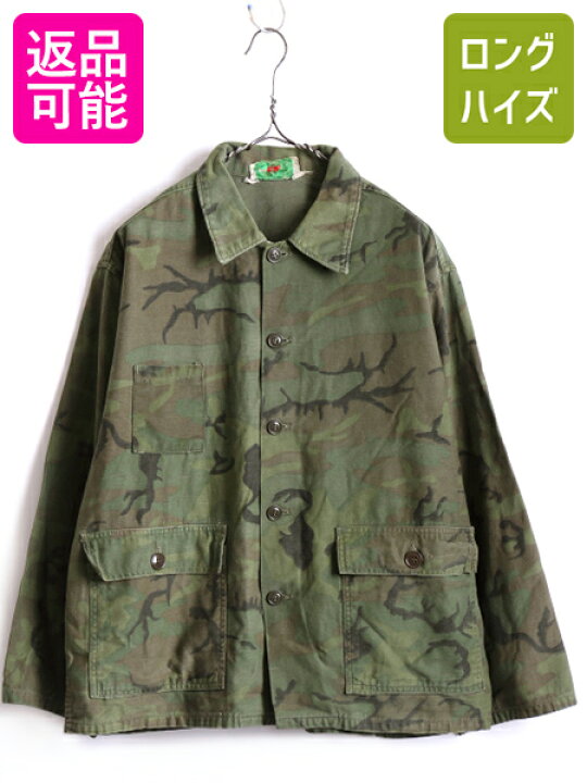 楽天市場】60s ビンテージ USA製 □ KAMO シビリアンリーフ カモ柄 