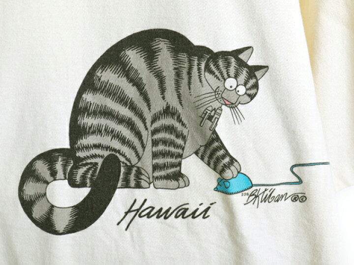 楽天市場 80 S Usa製 Crazy Shirt クレイジーシャツ ハワイ クリバンキャット 両面 プリント 半袖 Tシャツ メンズ レディース M キャラクター 古着 中古 80年代 アメリカ製 ビンテージ 半袖tシャツ プリントtシャツ プリントt 白 ホワイト クルーネック 男女兼用