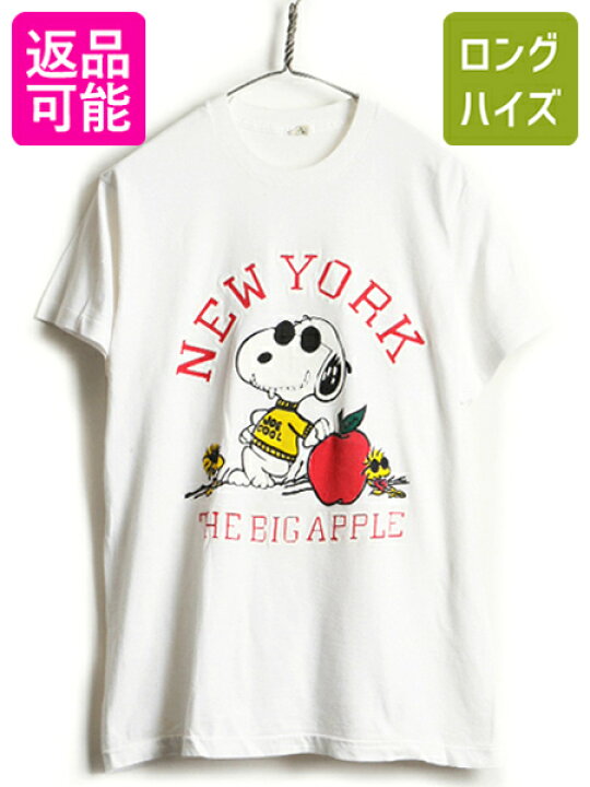 楽天市場】80s USA製 大きいサイズ XL □ スヌーピー SNOOPY プリント 