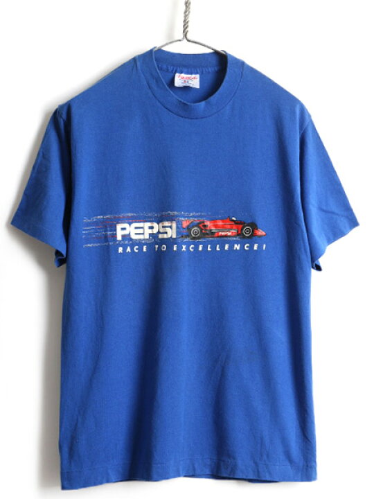 楽天市場】90s USA製 オールド □ ペプシ コーラ ロゴ プリント 半袖 T 