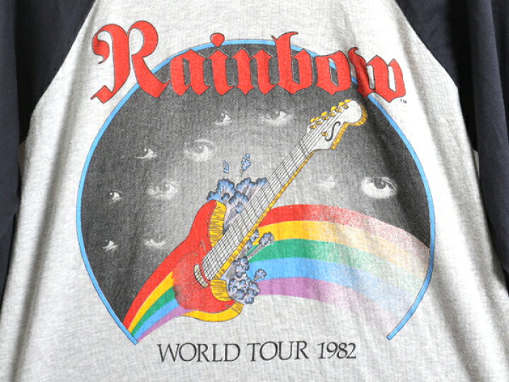 楽天市場】80s ビンテージ USA製 □ RAINBOW レインボー 82年 ワールド 