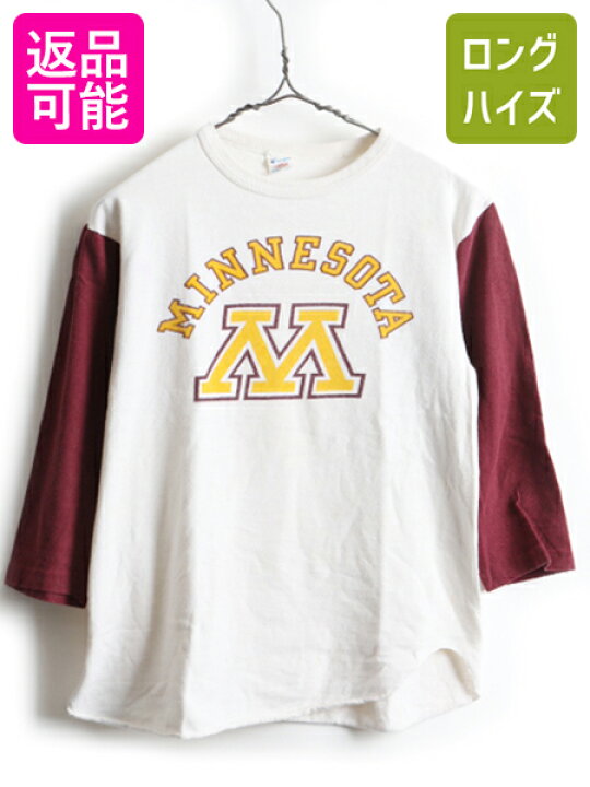 楽天市場】80s ビンテージ USA製 ☆ Champion 2段 染み込み カレッジ 