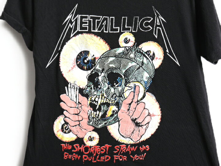 楽天市場】パキ綿 80s ビンテージ □ Metallica メタリカ スカル 