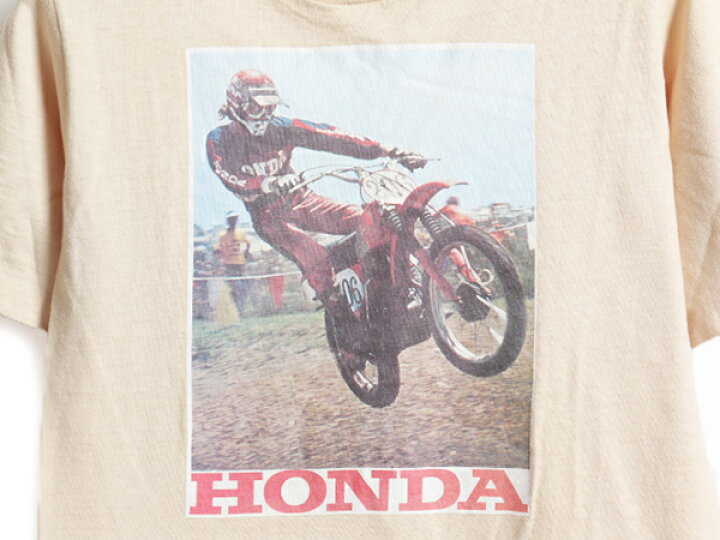 楽天市場】70s 80s USA製 希少サイズ S □ HONDA ホンダ バイク フォト 