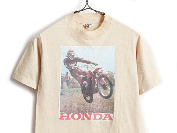 楽天市場】70s 80s USA製 希少サイズ S □ HONDA ホンダ バイク フォト  