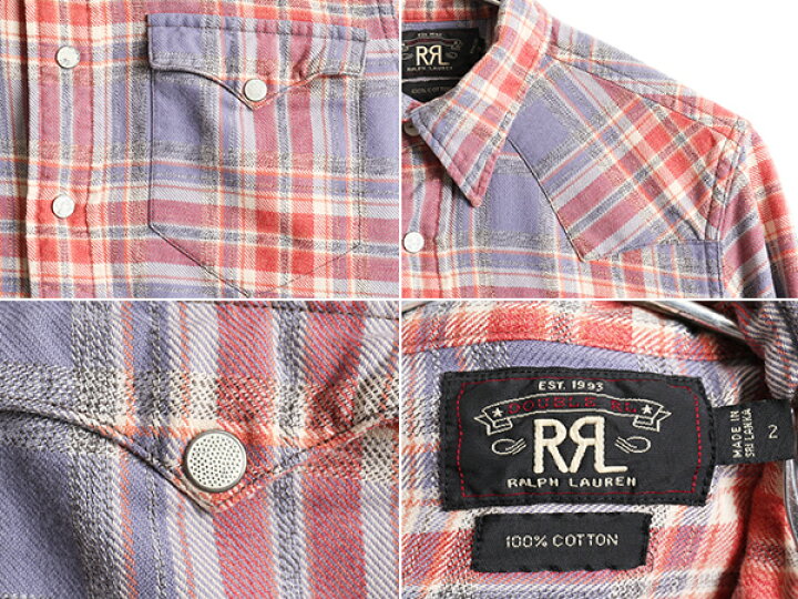 楽天市場】□ RRL ダブルアールエル ラルフローレン チェック 