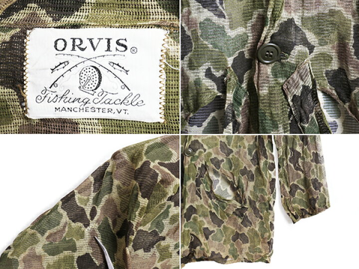 楽天市場】50s 60s ビンテージ □ オービス ORVIS ダックハンター カモ 