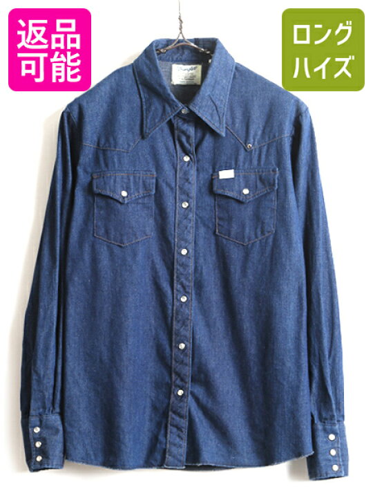 楽天市場】新同 濃紺 USA製 □ Wrangler ラングラー 長袖 デニム 