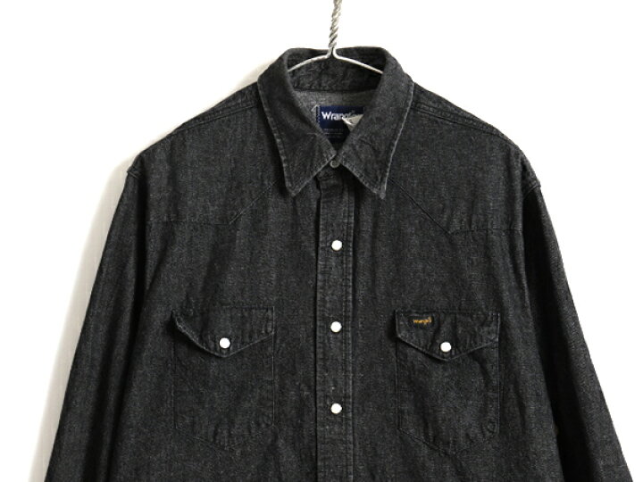 楽天市場】希少 黒 □ Wrangler ラングラー 先染め ブラック デニム 