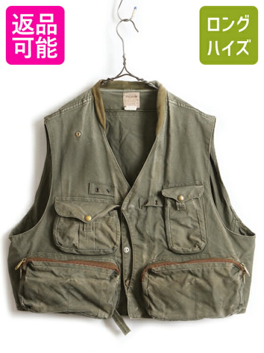 051150 FILSON GARMENT ワックスド ベスト L オイルド C.C.FILSON  