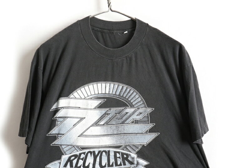楽天市場】90s オールド 人気 黒 ☆ ZZ TOP 91年 RECYCLER WORLD TOUR  