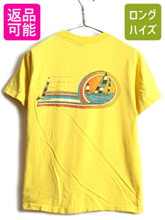 楽天市場】70s 80s USA製 ビンテージ □ サーフ プリント ポケット付き 
