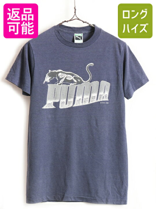 楽天市場】80s USA製 ビンテージ □ PUMA プーマ ビッグ ロゴ プリント 