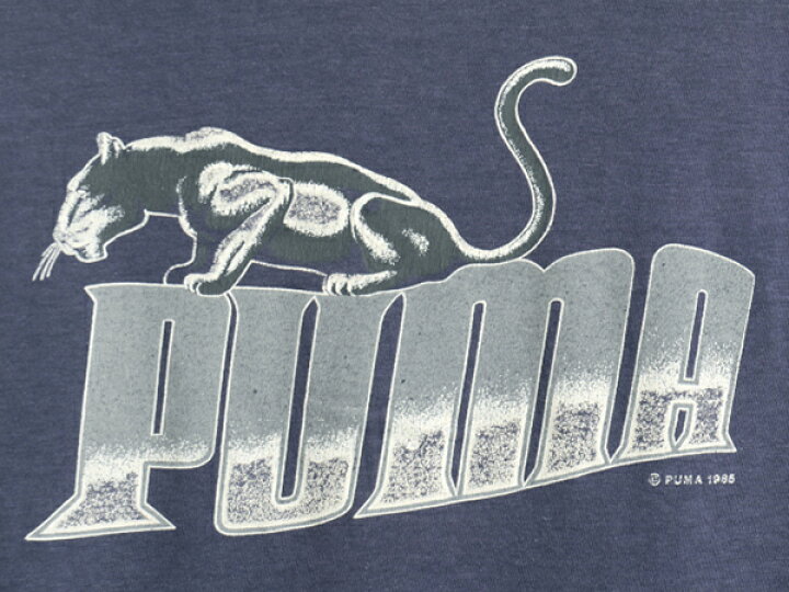 楽天市場】80s USA製 ビンテージ □ PUMA プーマ ビッグ ロゴ プリント 
