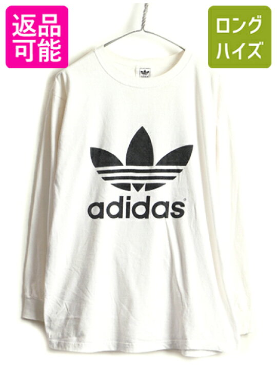 楽天市場】90s USA製 □ アディダス ADIDAS ビッグ トレフォイル ロゴ 
