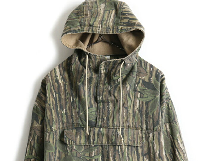 楽天市場】□ REALTREE リアルツリー カモ 迷彩 アノラック フード 