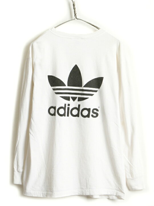 楽天市場】90s USA製 □ アディダス ADIDAS ビッグ トレフォイル ロゴ 