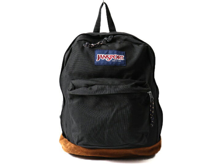 楽天市場】人気 黒 90s USA製 □ JANSPORT ジャンスポーツ 本革 レザー 