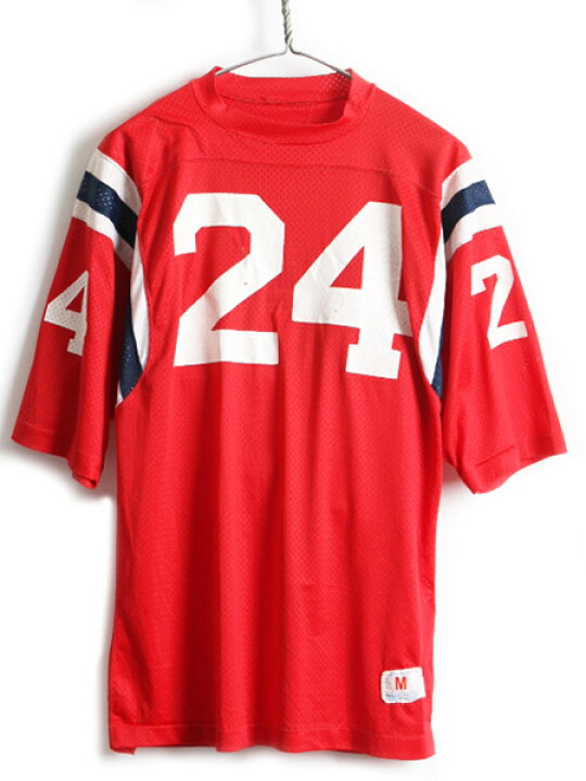 楽天市場】60s 70s USA製 □ Champion ナンバリング プリント メッシュ 