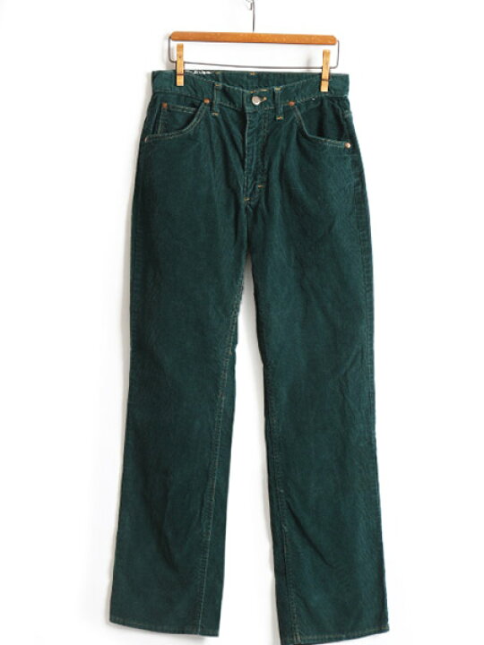 楽天市場 70s 80s Usa製 ビンテージ Lee リー 241 2732 細畝 コーデュロイ パンツ メンズ レディース 28 5 X 31 古着 80年代 緑 コーズ Talon Us古着 中古 アメカジ アメリカ製 コーデュロイパンツ グリーン ボトムス ストレート