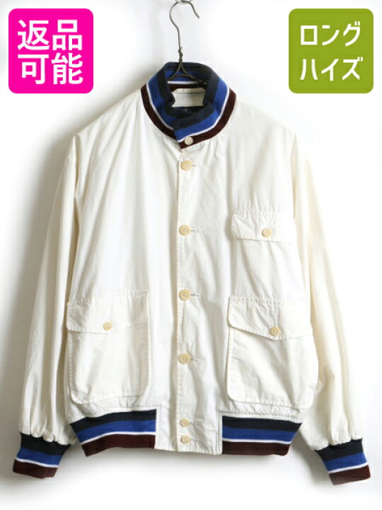 楽天市場 80 S ビンテージ Polo ポロ ラルフローレン A 1 タイプ コットン フライト ジャケット メンズ 男性 L 古着 ライナー付き リブライン 中古 Ralph Lauren 80年代 コットンジャケット ホワイト ポケット付き ハイネック アウター ミリタリー フライト