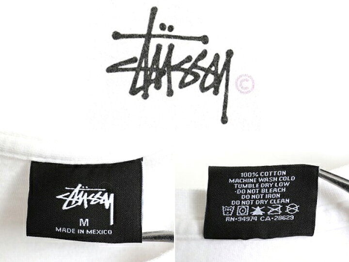 楽天市場】00s □ ステューシー STUSSY ビッグ ストック ロゴ プリント 